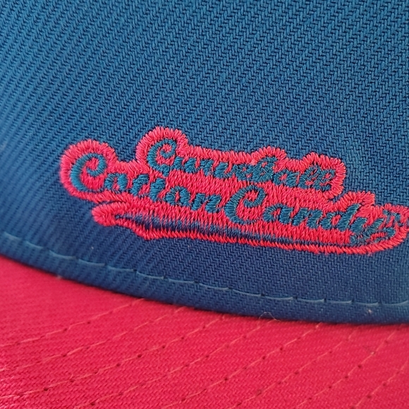 Atlanta Braves New Era Blue/Pink MLB x Big League Chew Fitted Hat - Picture 2 of 10